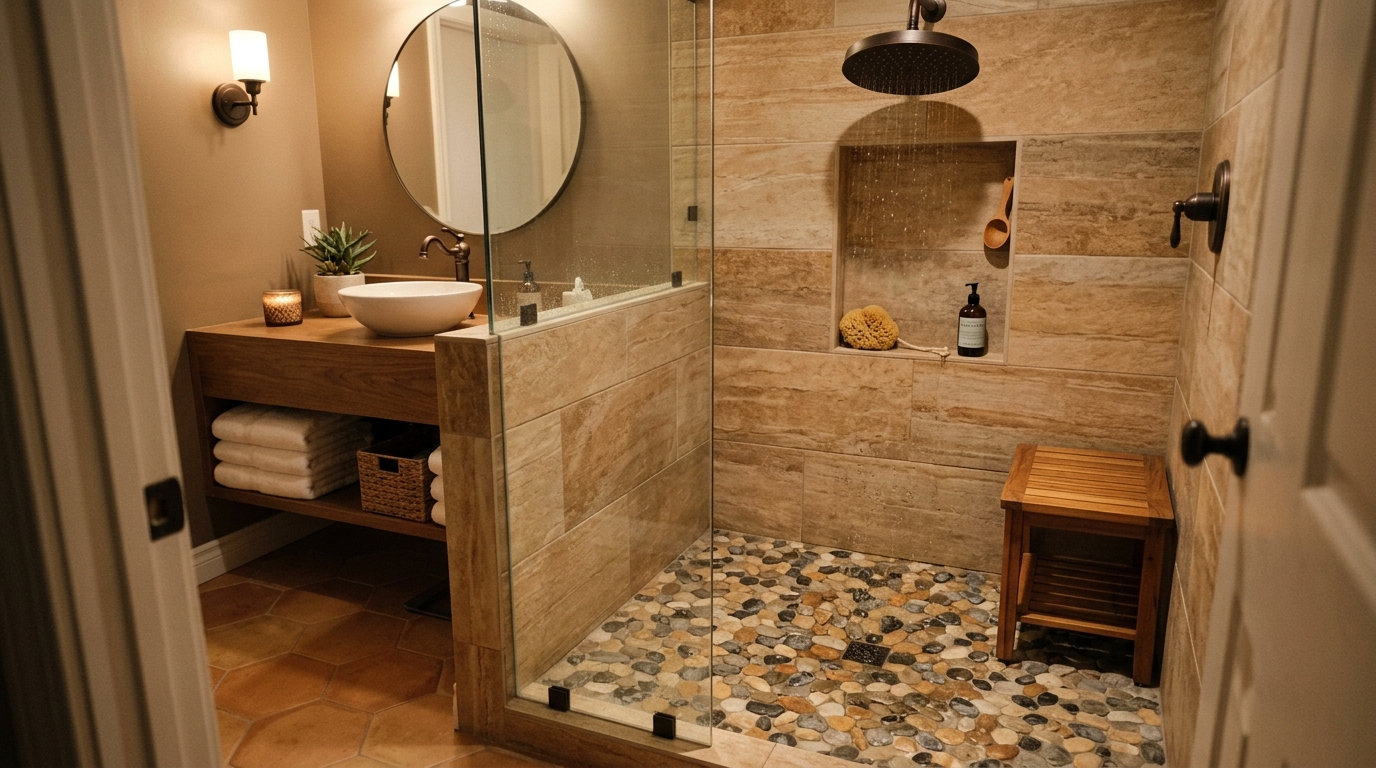 Add lighting that is bright but warm